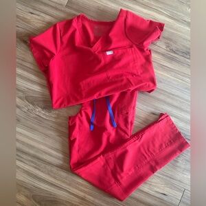 Figs Red Women's Top